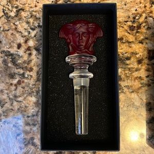 Versace Medusa Crystal Bottle Stopper by Rosenthal